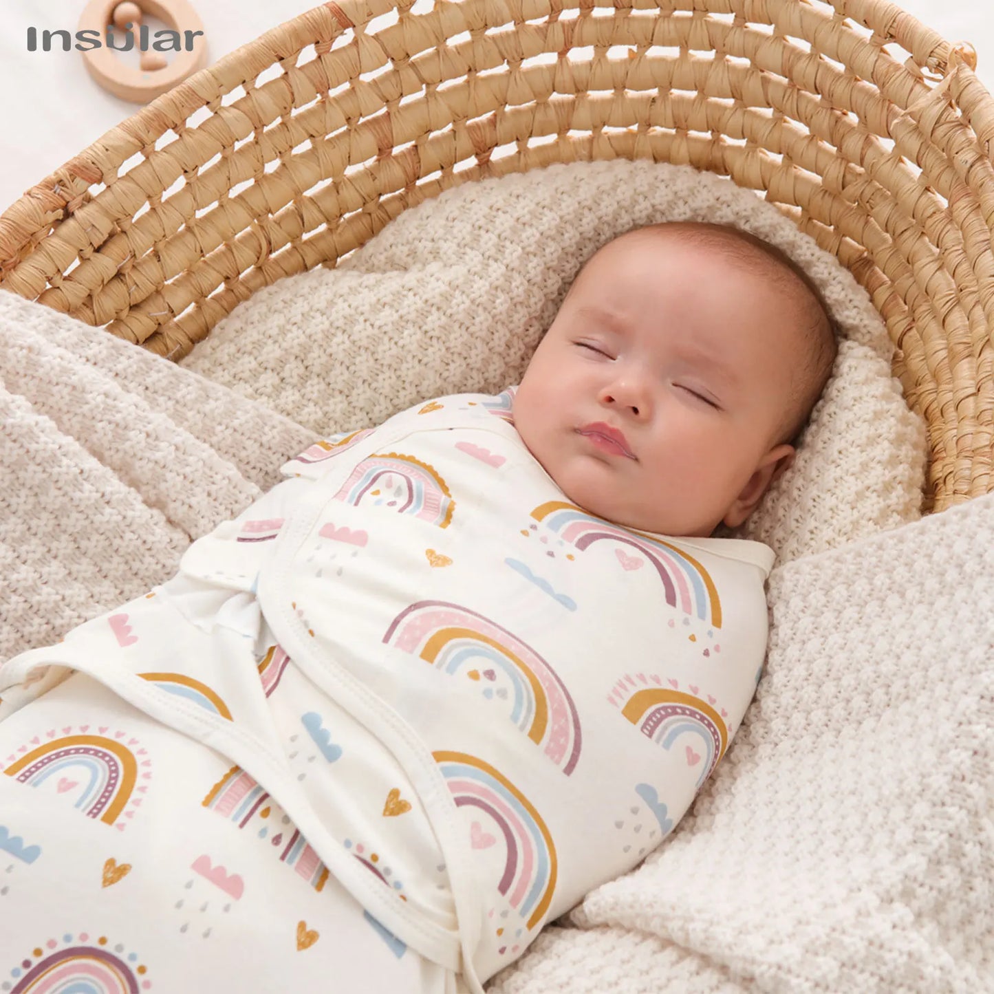 Newborn Swaddle Blanket Set - 3 Pack Cotton