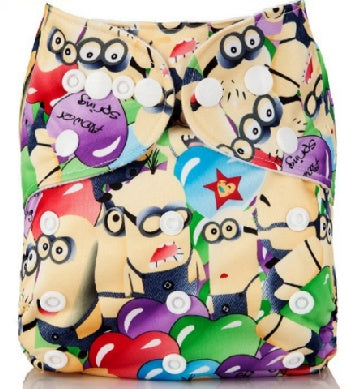 Adjustable Cloth Diapers | Washable Reusable Baby Diapers 3-13kg