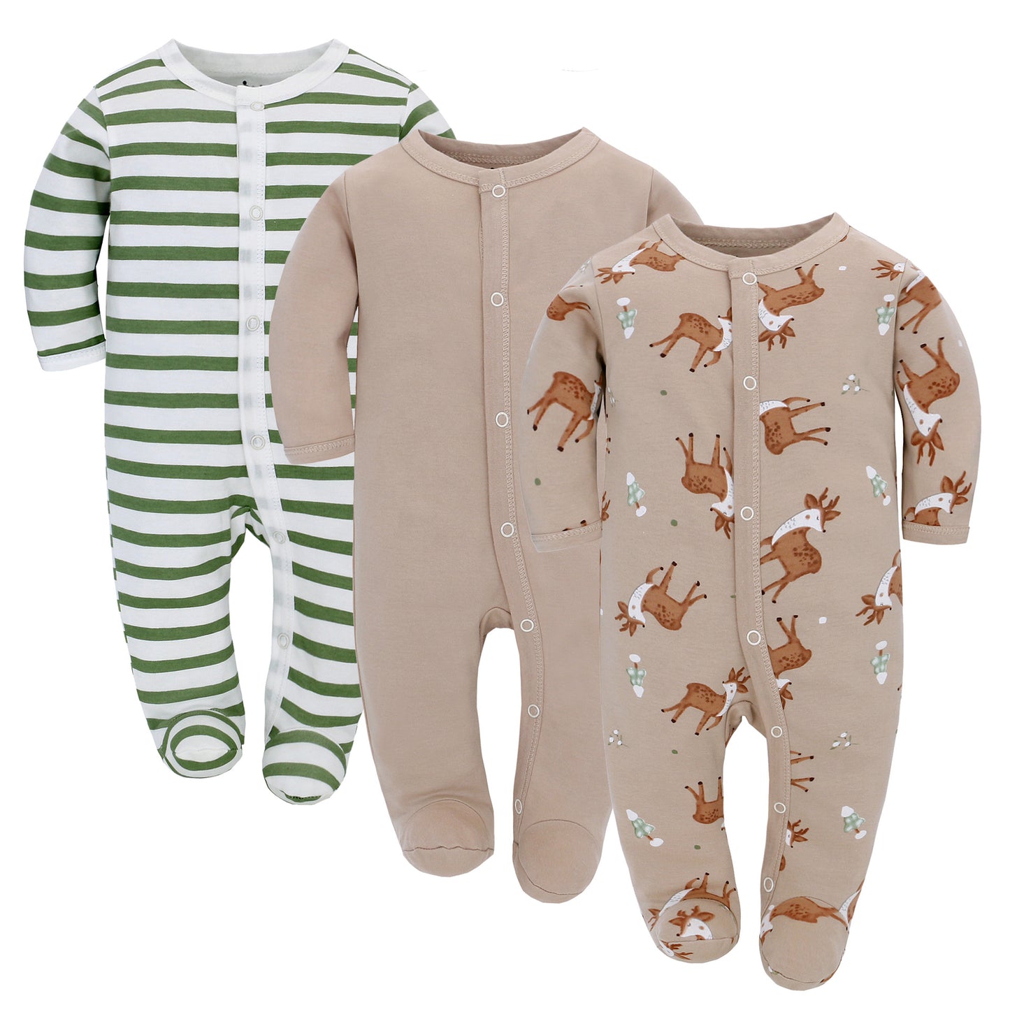 Cute Printed Cotton Baby Romper - Long Sleeve Jumpsuit for Newborn to 9 Months