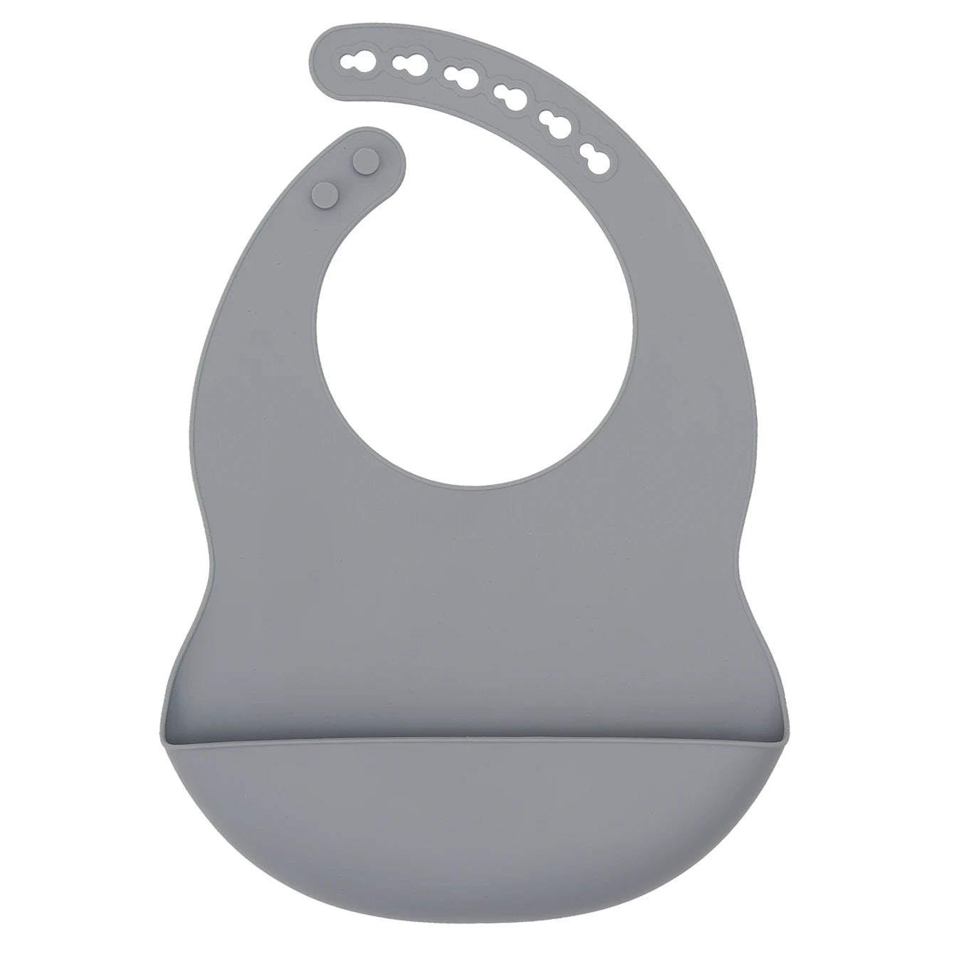 Silicone Baby Bib - Adjustable Waterproof Feeding Bib BPA Free for Toddlers