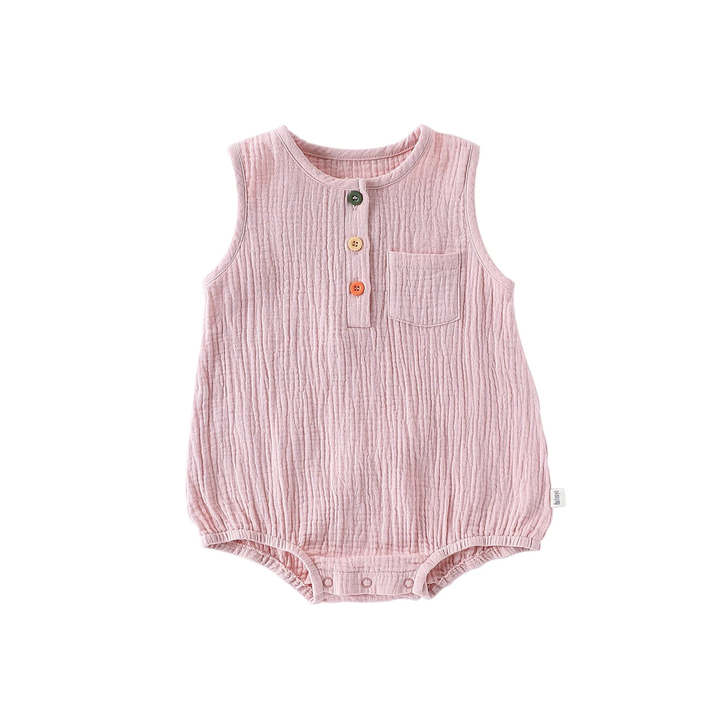 Cute Printed Cotton Baby Bodysuit - Short Sleeve Onesie for Newborn