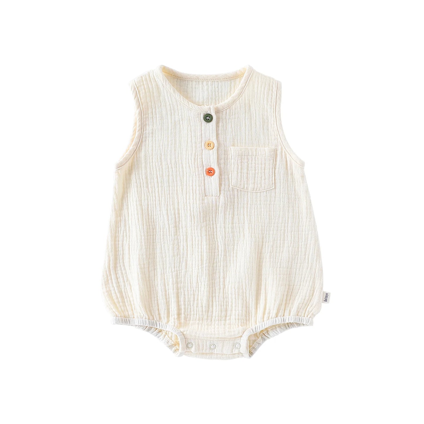 Cute Printed Cotton Baby Bodysuit - Short Sleeve Onesie for Newborn
