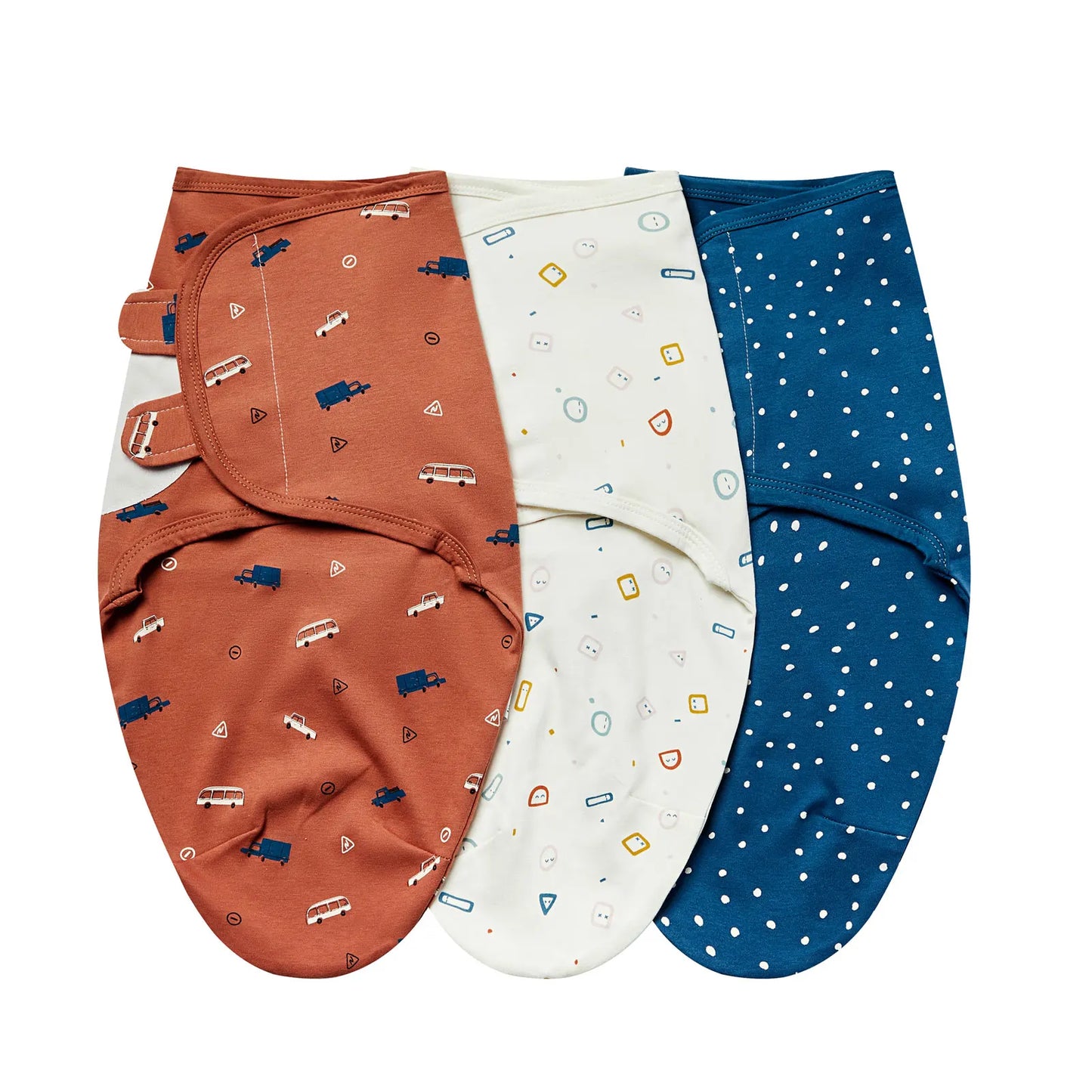Newborn Swaddle Blanket Set - 3 Pack Cotton