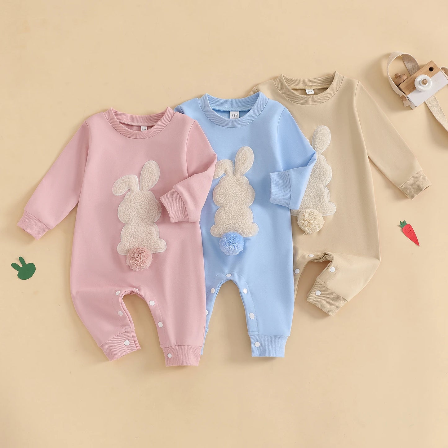 Cute Baby Easter Romper