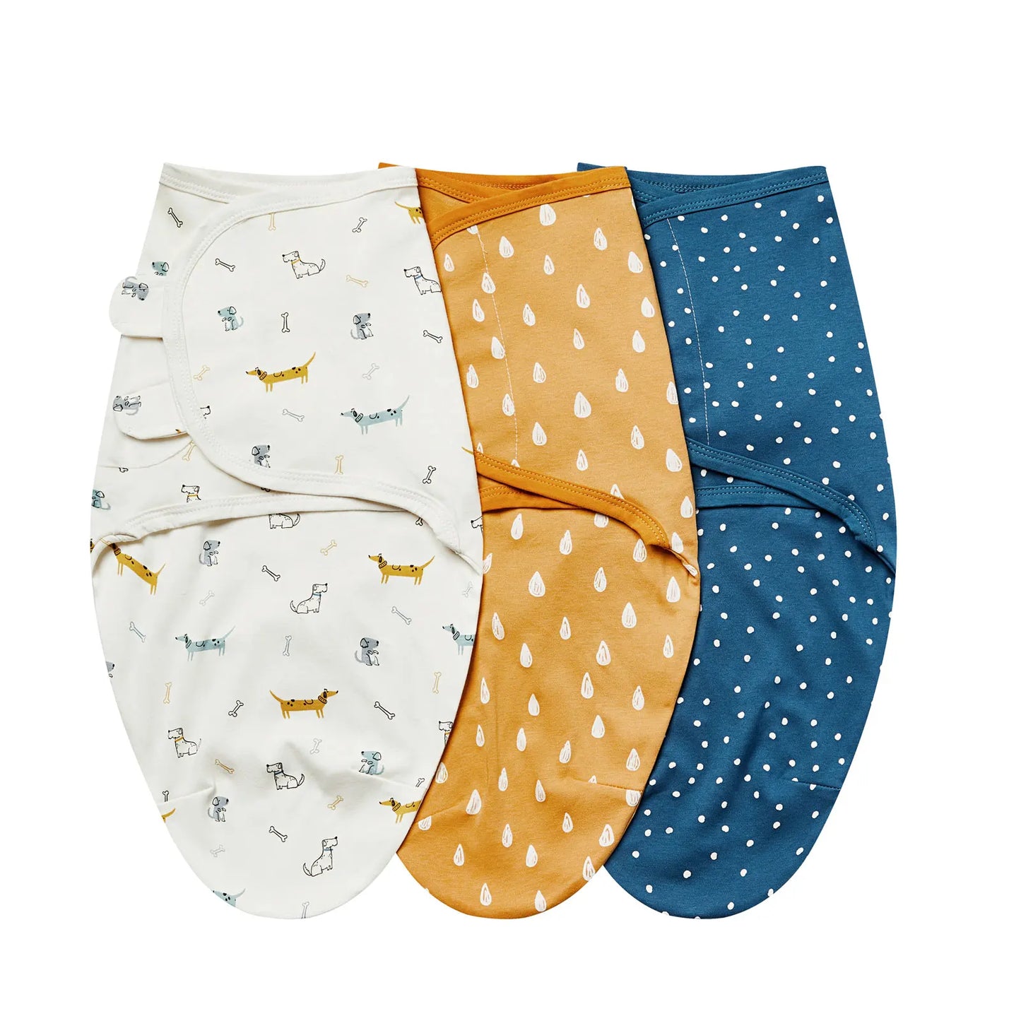Newborn Swaddle Blanket Set - 3 Pack Cotton