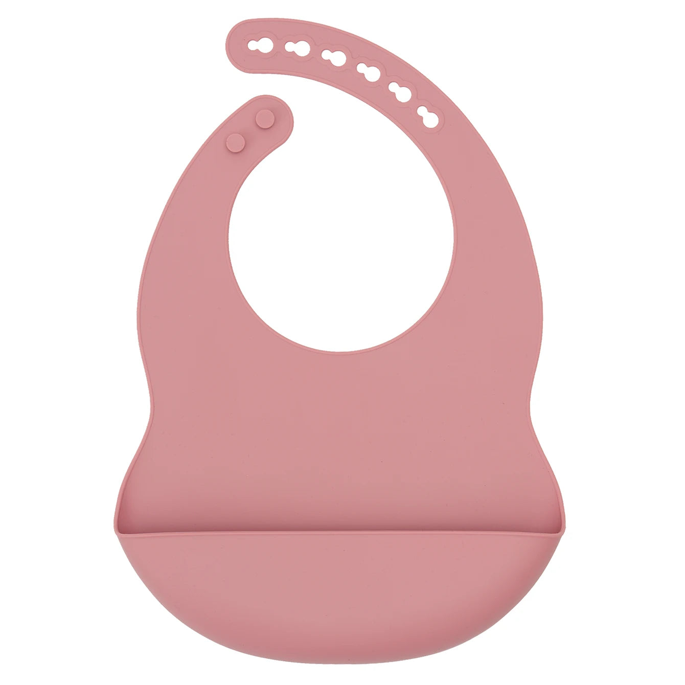 Silicone Baby Bib - Adjustable Waterproof Feeding Bib BPA Free for Toddlers