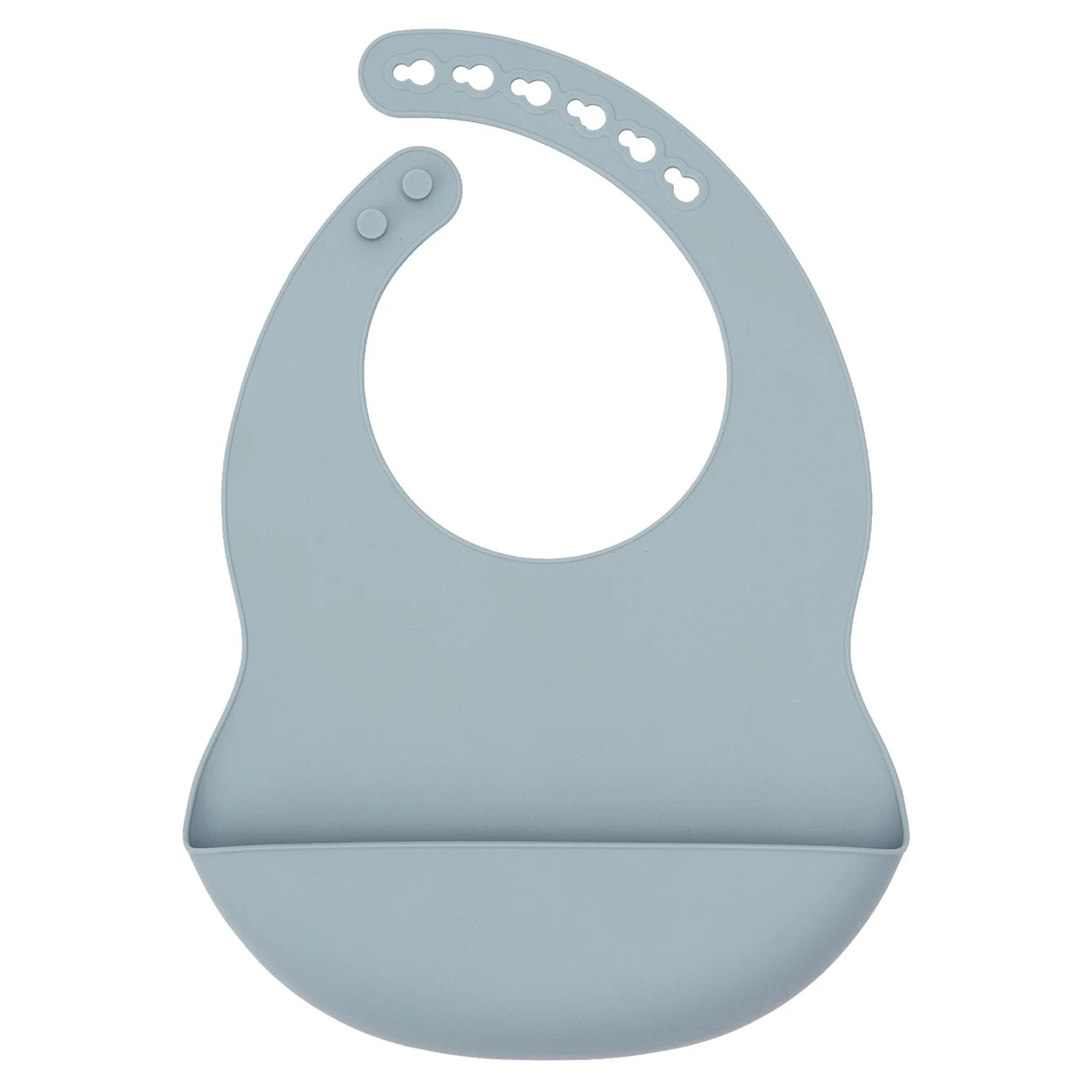 Silicone Baby Bib - Adjustable Waterproof Feeding Bib BPA Free for Toddlers