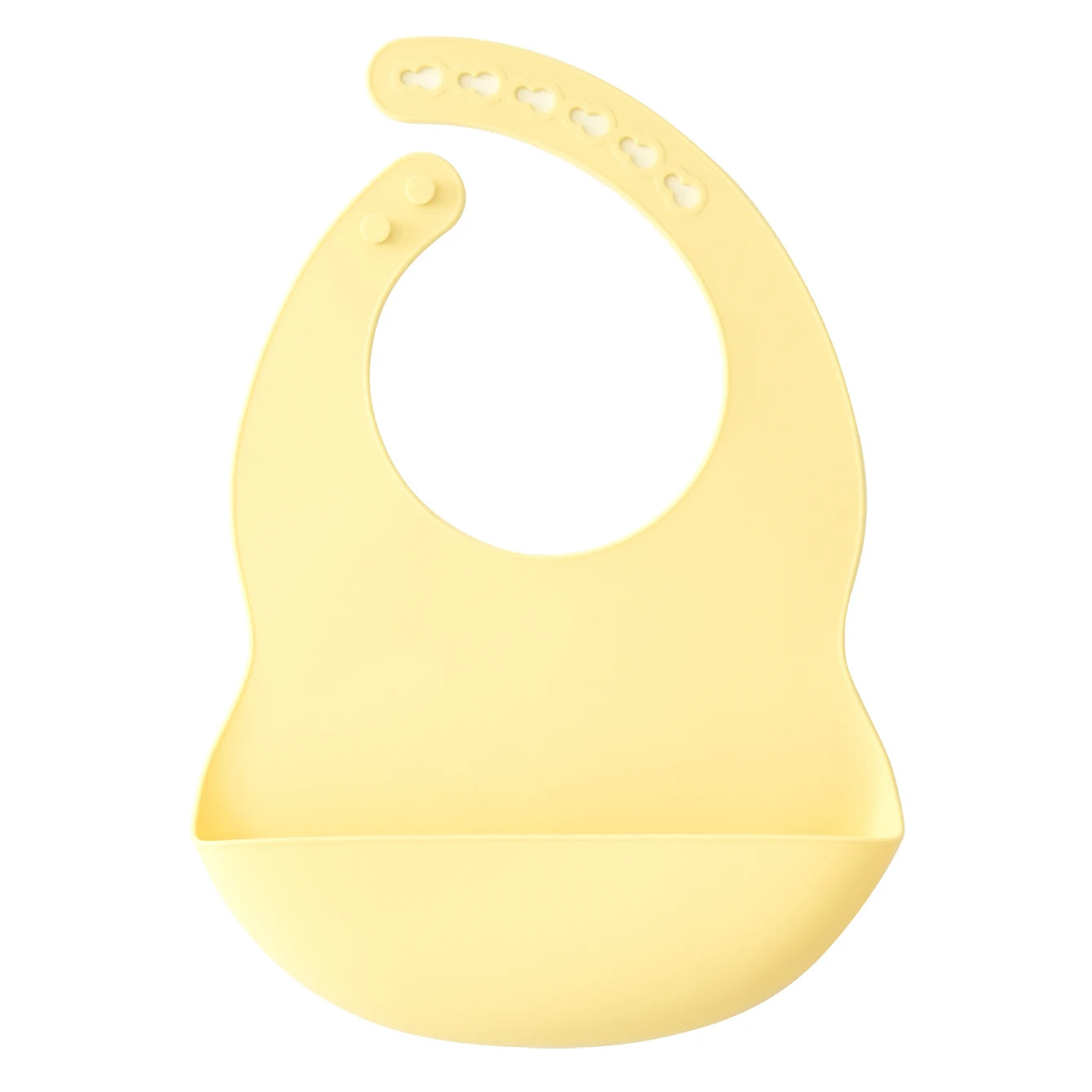 Silicone Baby Bib - Adjustable Waterproof Feeding Bib BPA Free for Toddlers