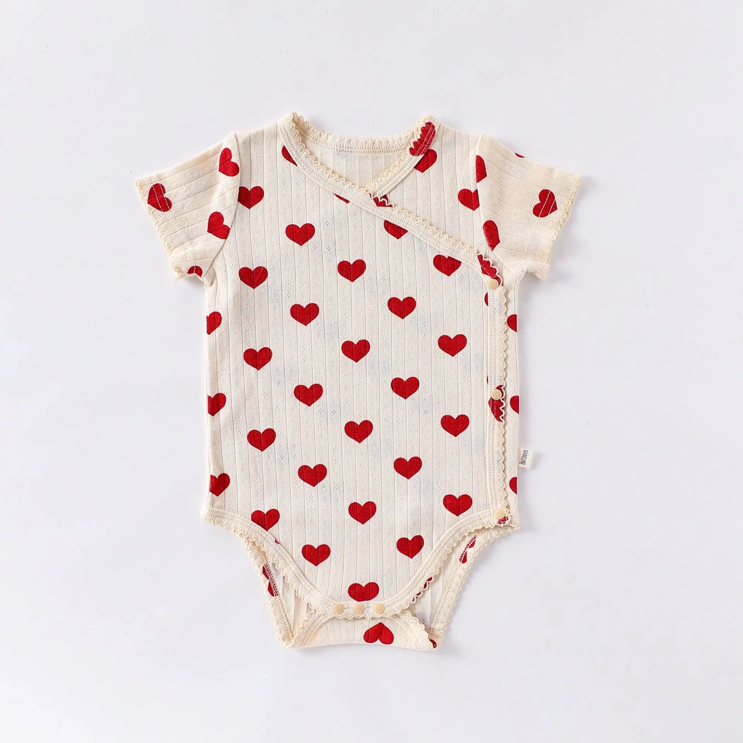Cute Printed Cotton Baby Bodysuit - Short Sleeve Onesie for Newborn