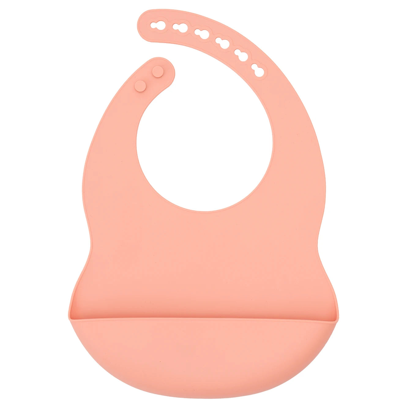 Silicone Baby Bib - Adjustable Waterproof Feeding Bib BPA Free for Toddlers
