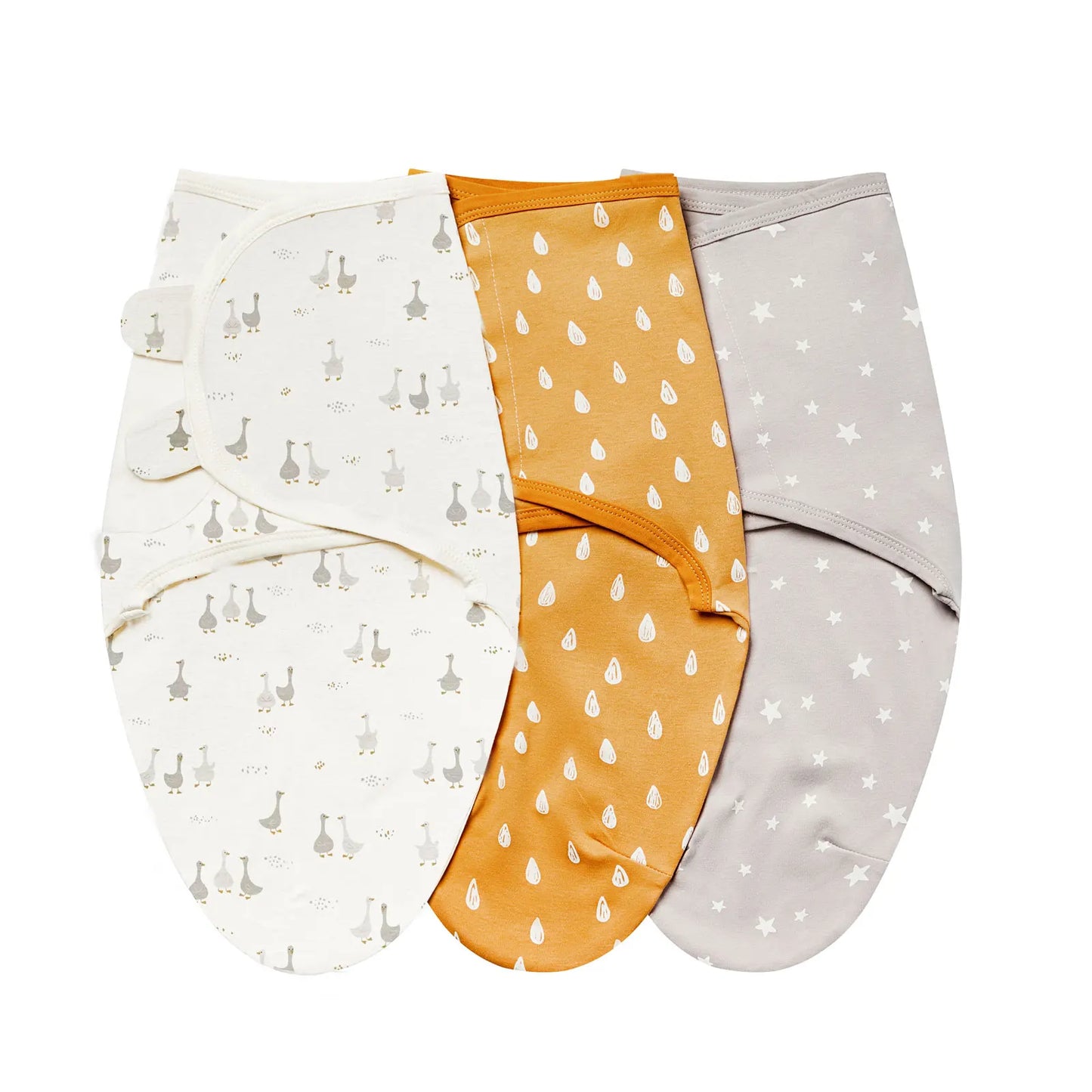 Newborn Swaddle Blanket Set - 3 Pack Cotton