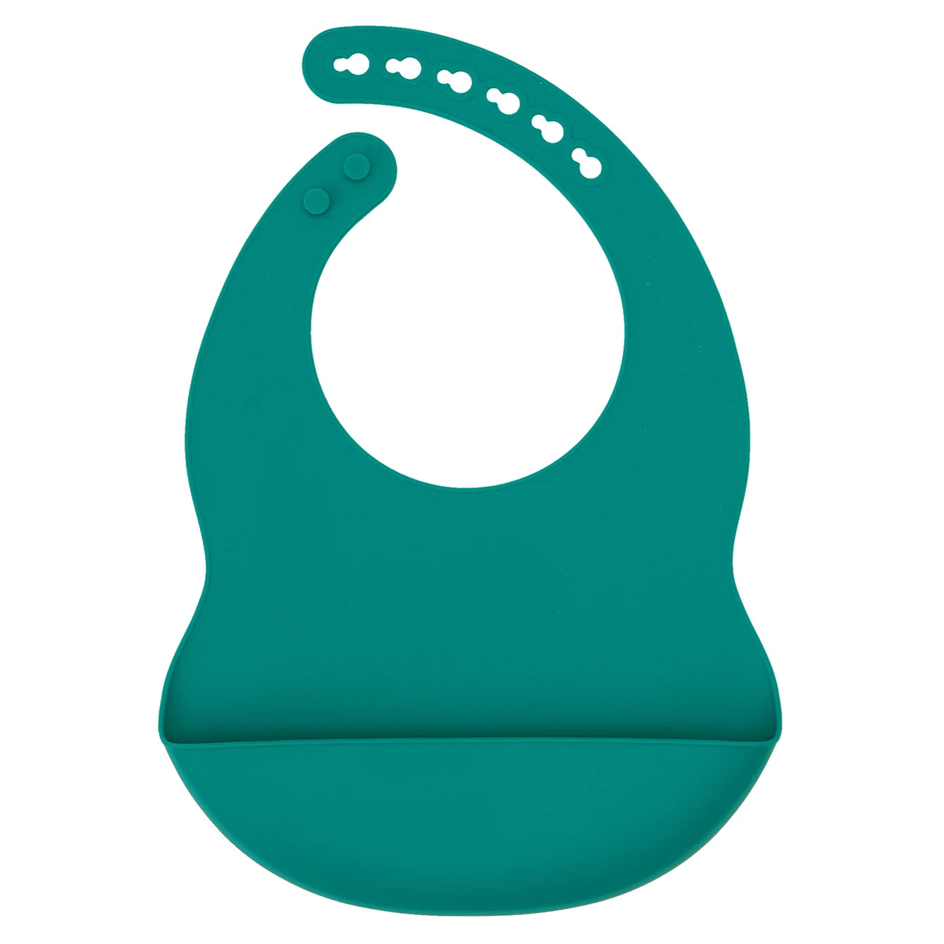Silicone Baby Bib - Adjustable Waterproof Feeding Bib BPA Free for Toddlers