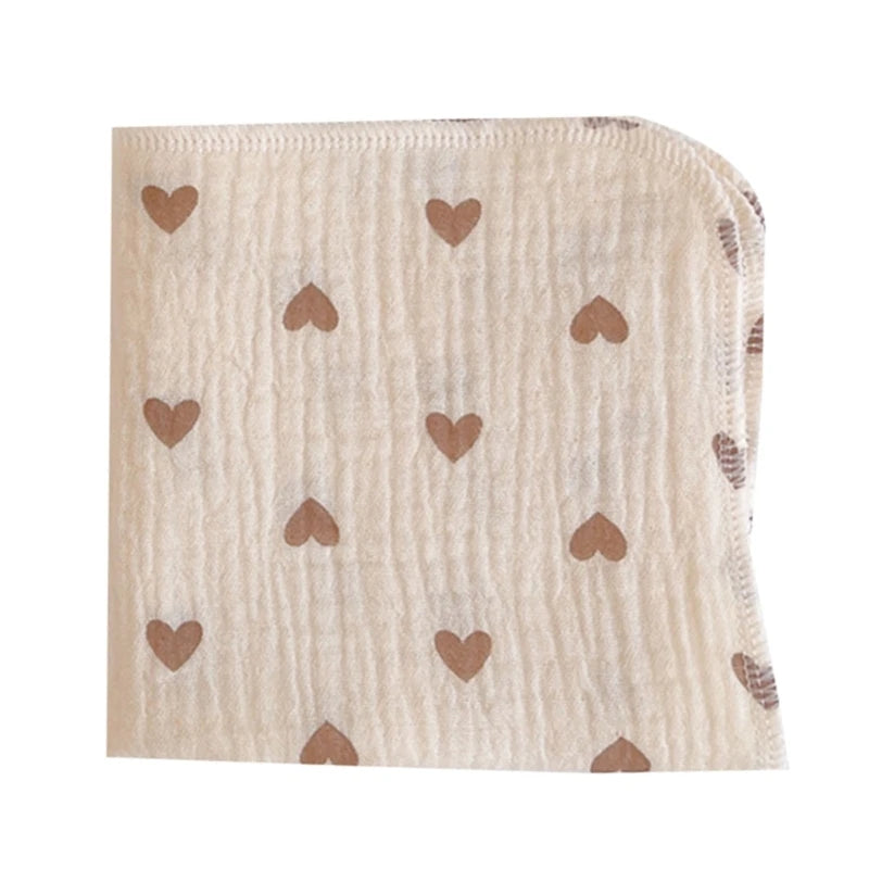 4-Layer Baby Washcloth & Bib - Soft Cotton Gauze Towel