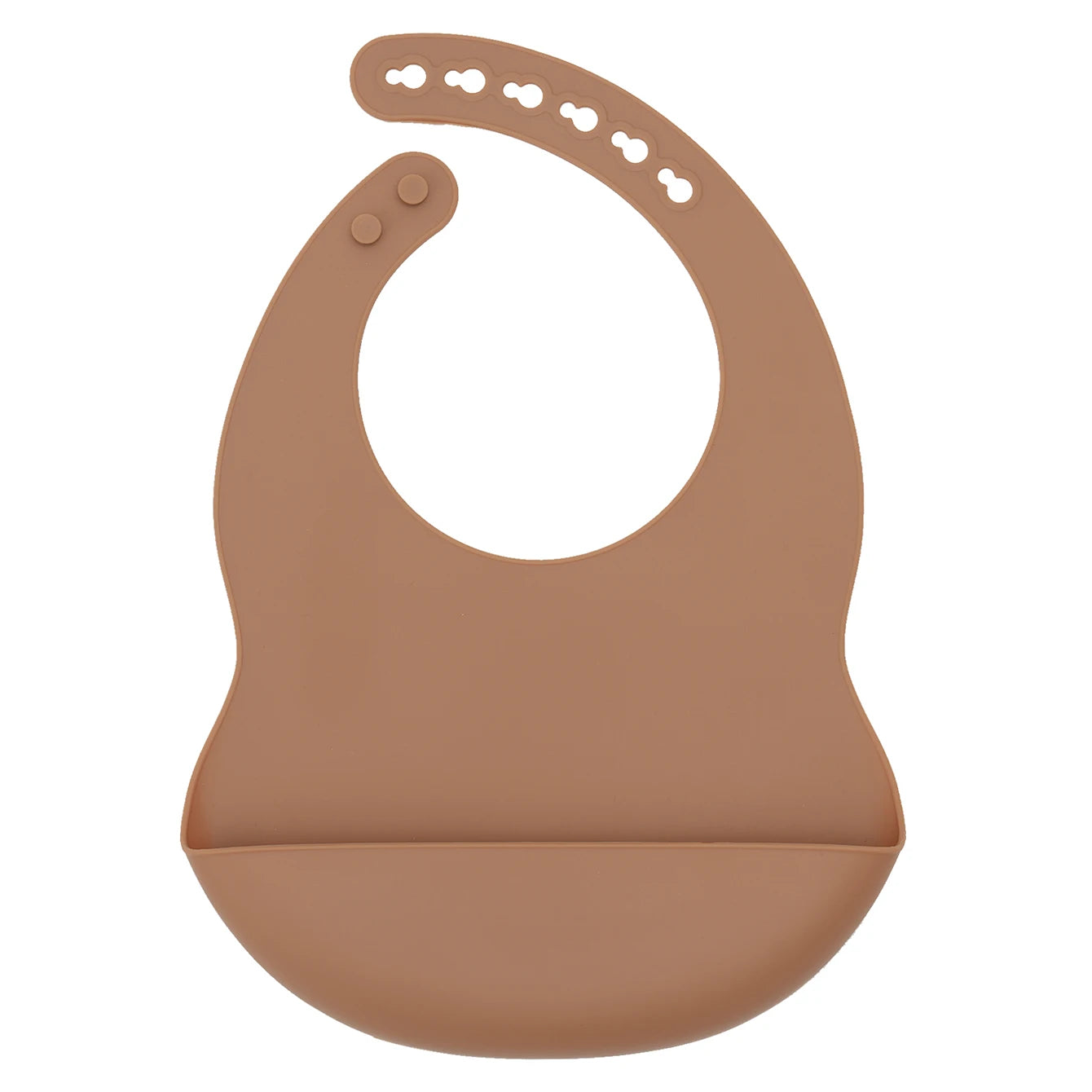 Silicone Baby Bib - Adjustable Waterproof Feeding Bib BPA Free for Toddlers