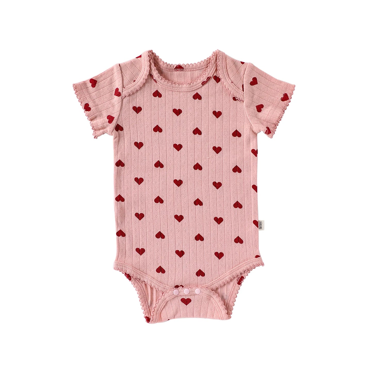 Cute Printed Cotton Baby Bodysuit - Short Sleeve Onesie for Newborn