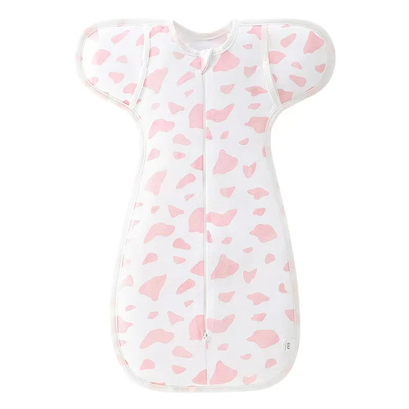 Newborn Swaddle Blanket and Hat Set - 100% Cotton