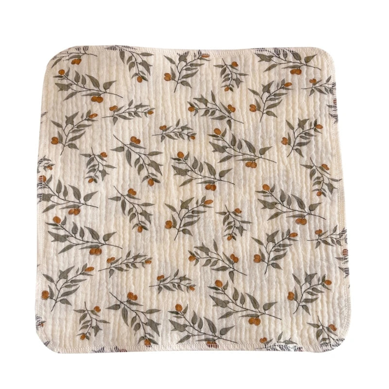 4-Layer Baby Washcloth & Bib - Soft Cotton Gauze Towel